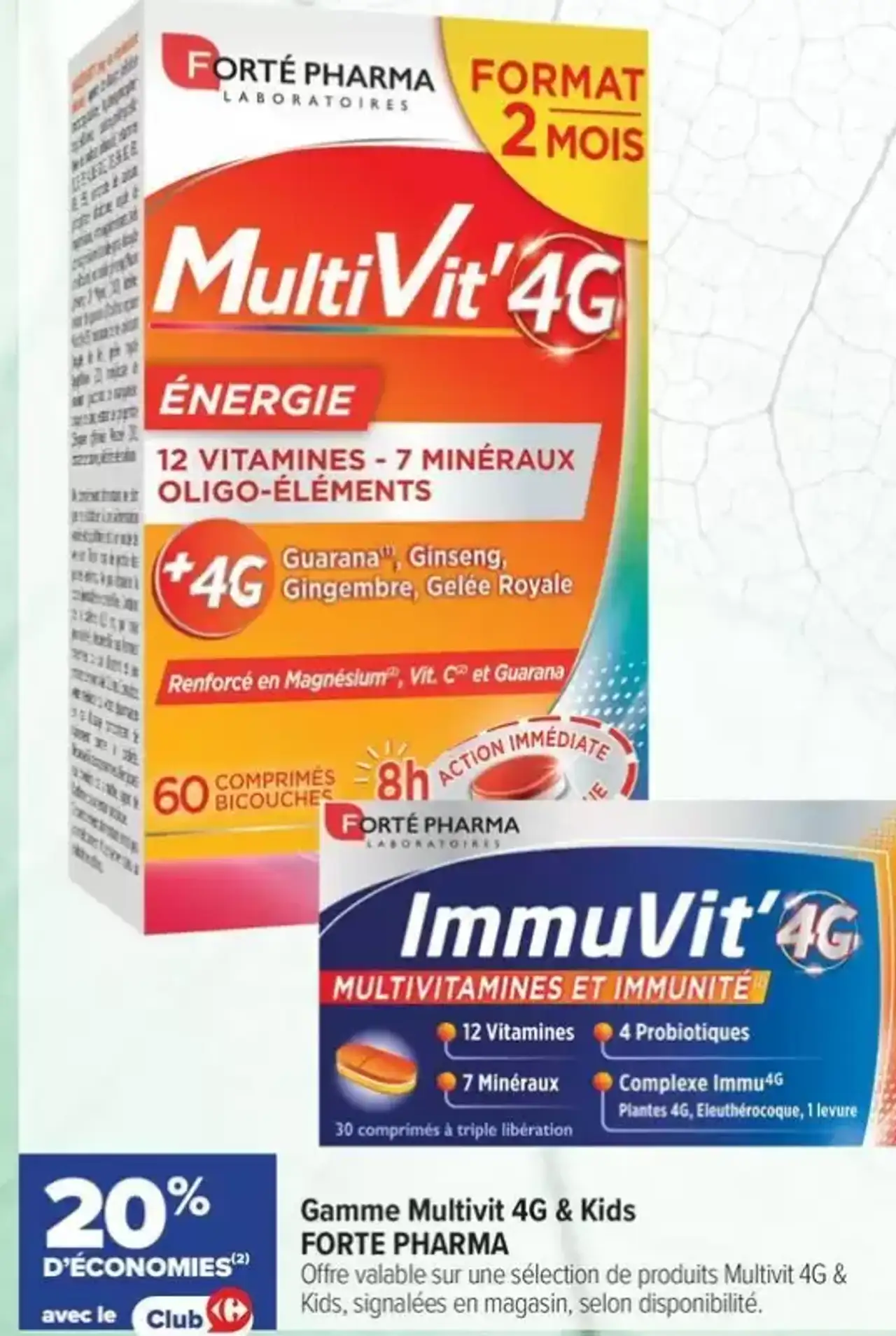 Gamme Multivit 4G & Kids FORTE PHARMA