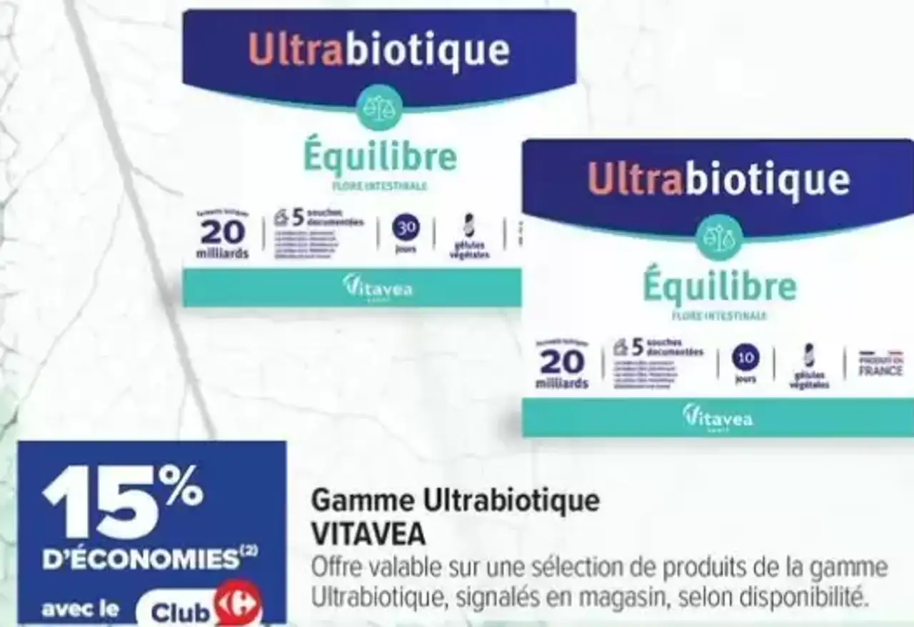 Gamme Ultrabiotique VITAVEA