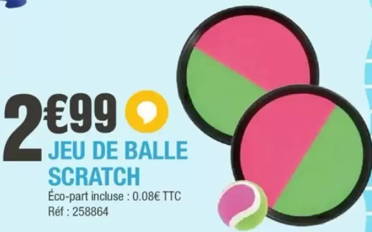 JEU DE BALLE SCRATCH