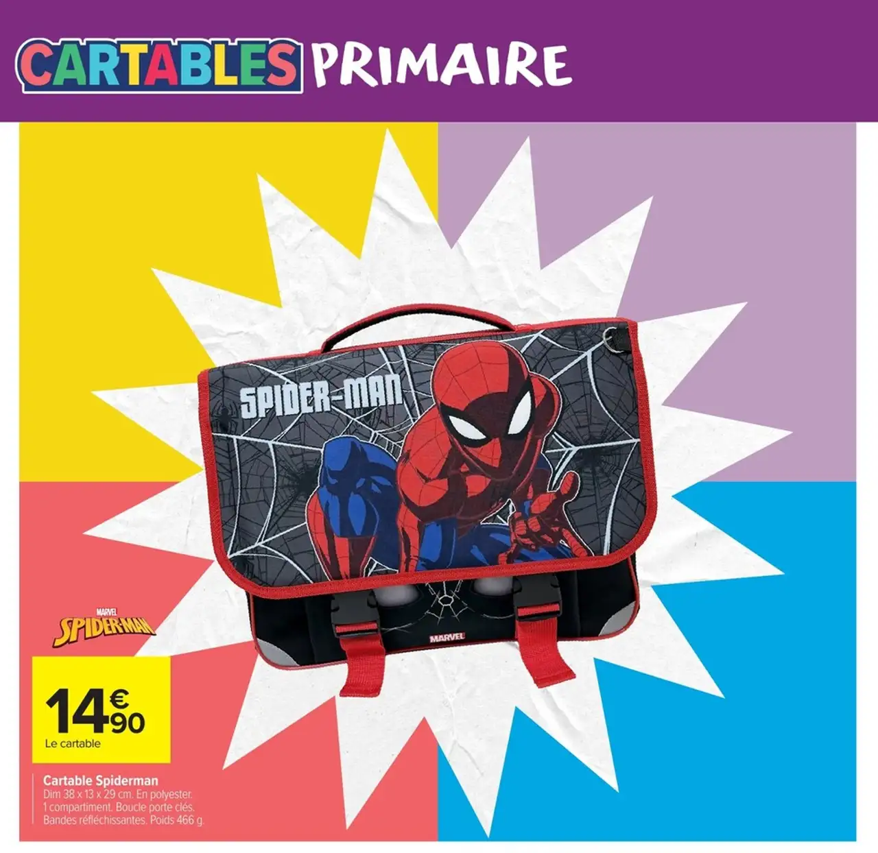Cartable Spiderman