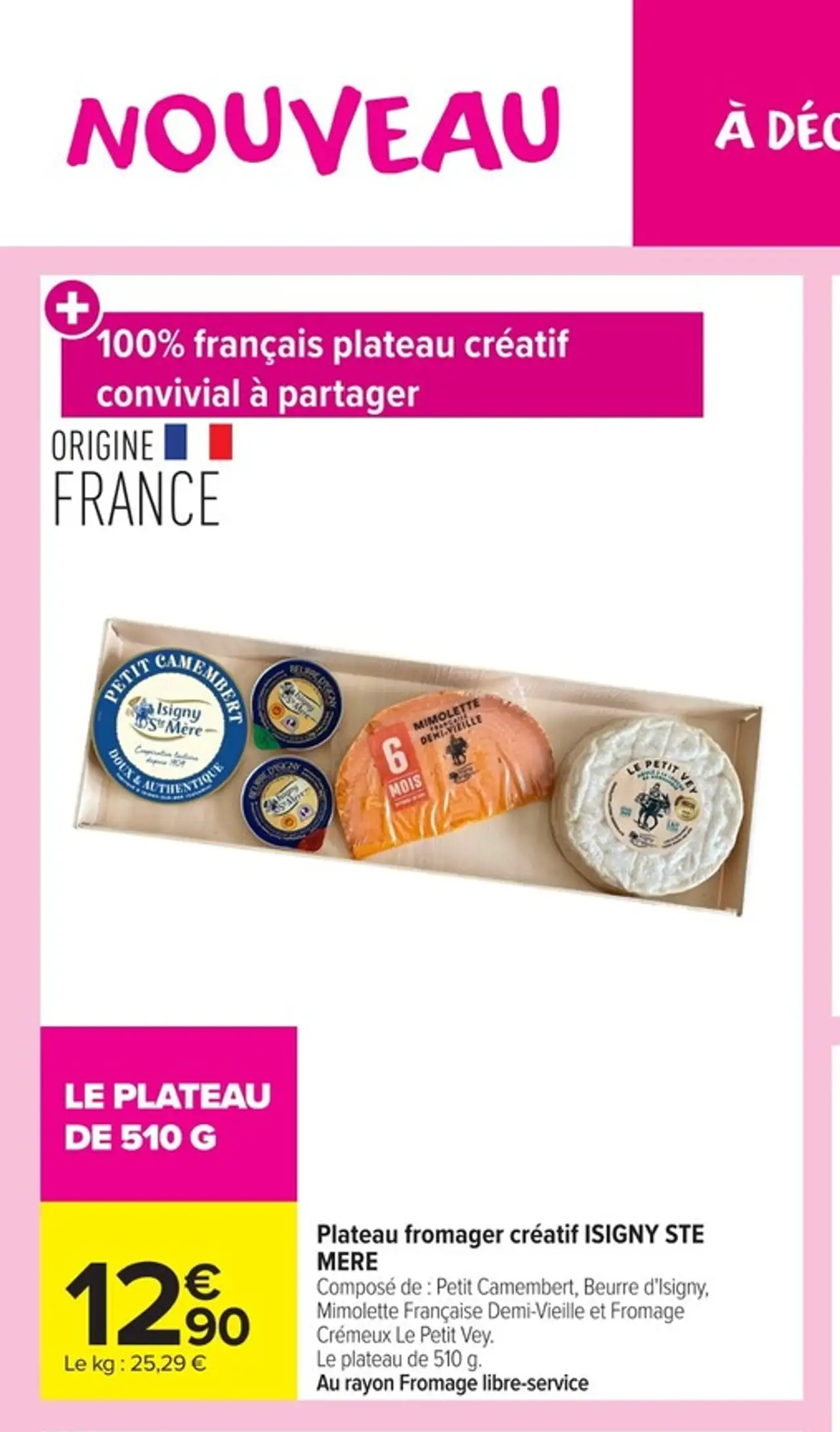 Plateau fromager créatif ISIGNY STE MERE