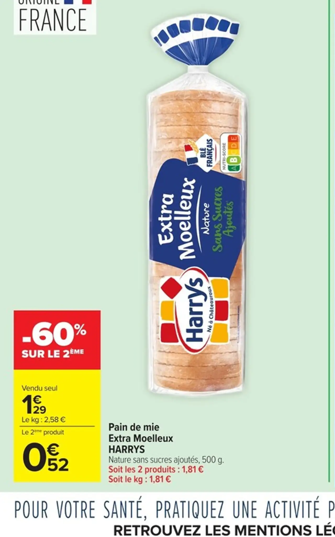 Pain de mie Extra Moelleux HARRYS
