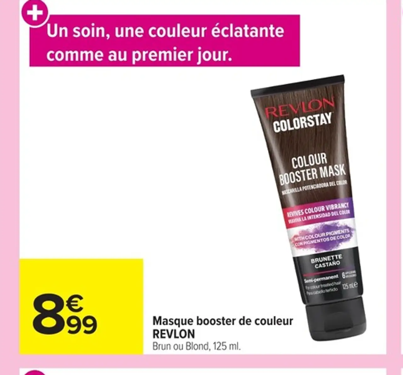 Masque booster de couleur REVLON Brun ou Blond