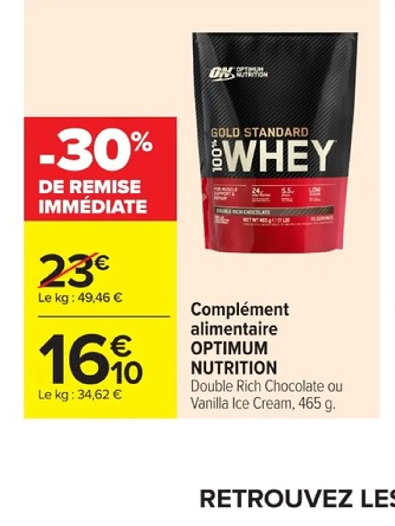 Complément alimentaire OPTIMUM NUTRITION