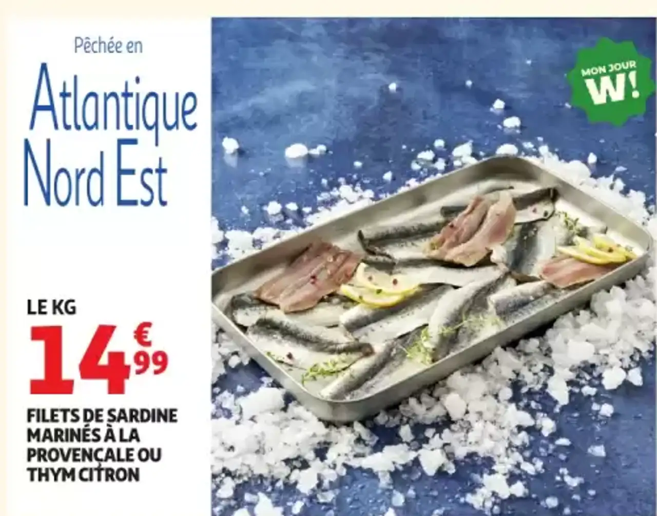FILETS DE SARDINE MARINÉS À LA PROVENÇALE OU THYM CITRON