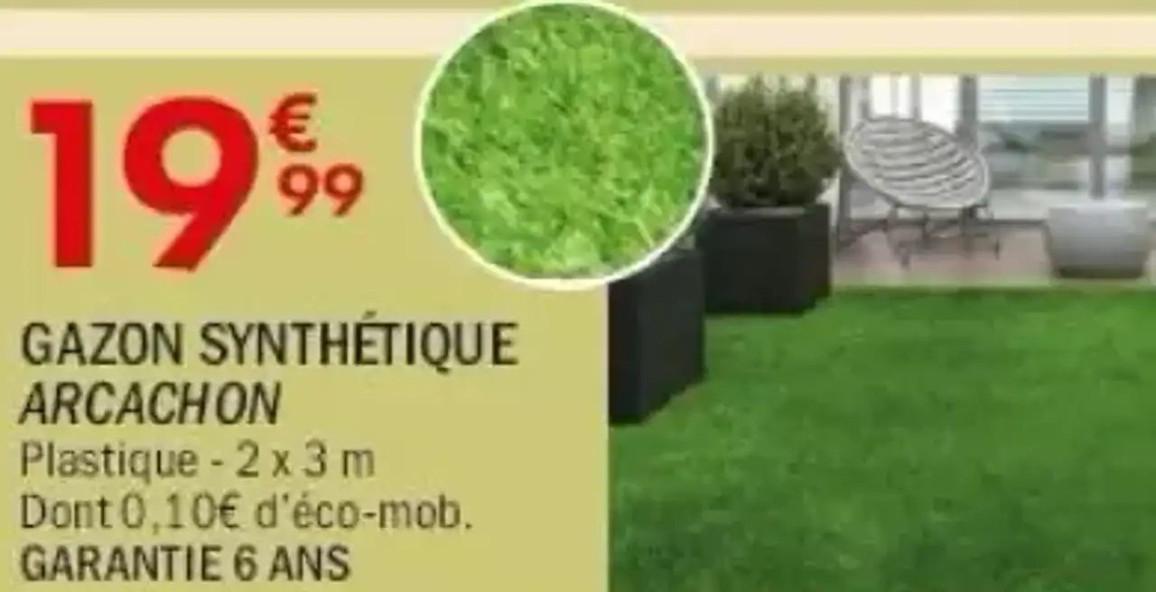 GAZON SYNTHÉTIQUE ARCACHON