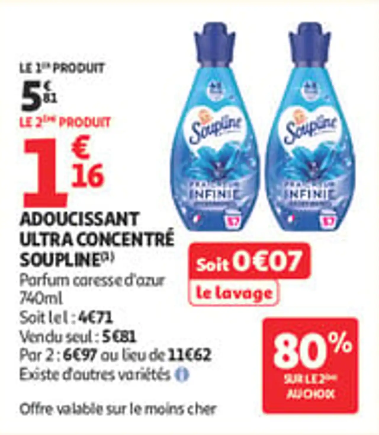 Adoucissant Ultra Concentré Soupline