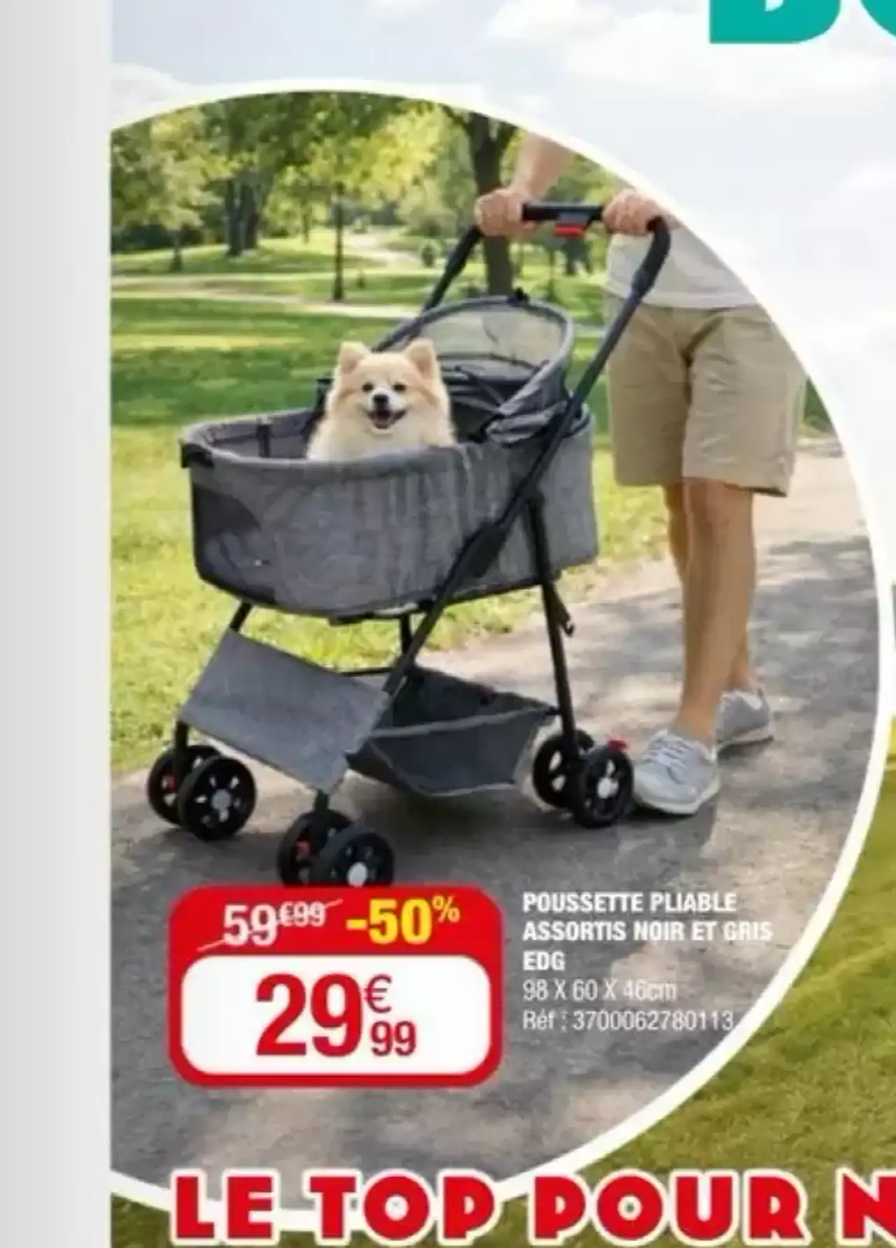 Poussette pliable EDG