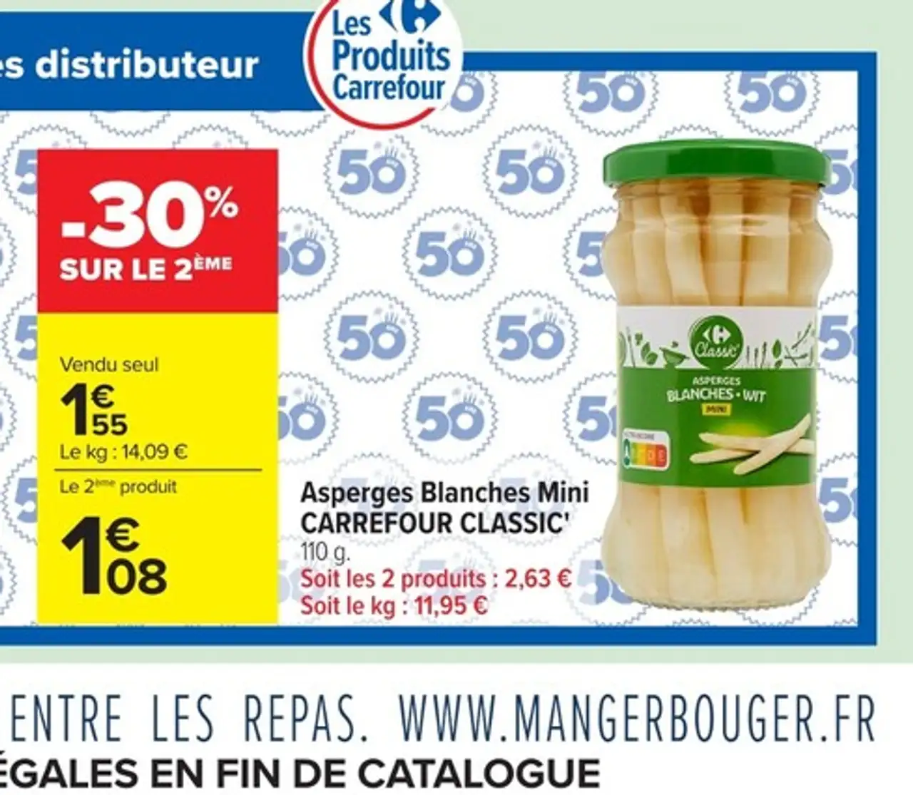 Asperges Blanches Mini CARREFOUR CLASSIC'
