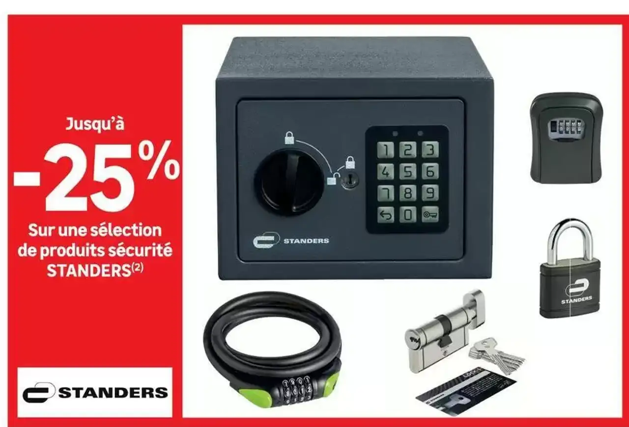 Sélection de produits sécurité Standers