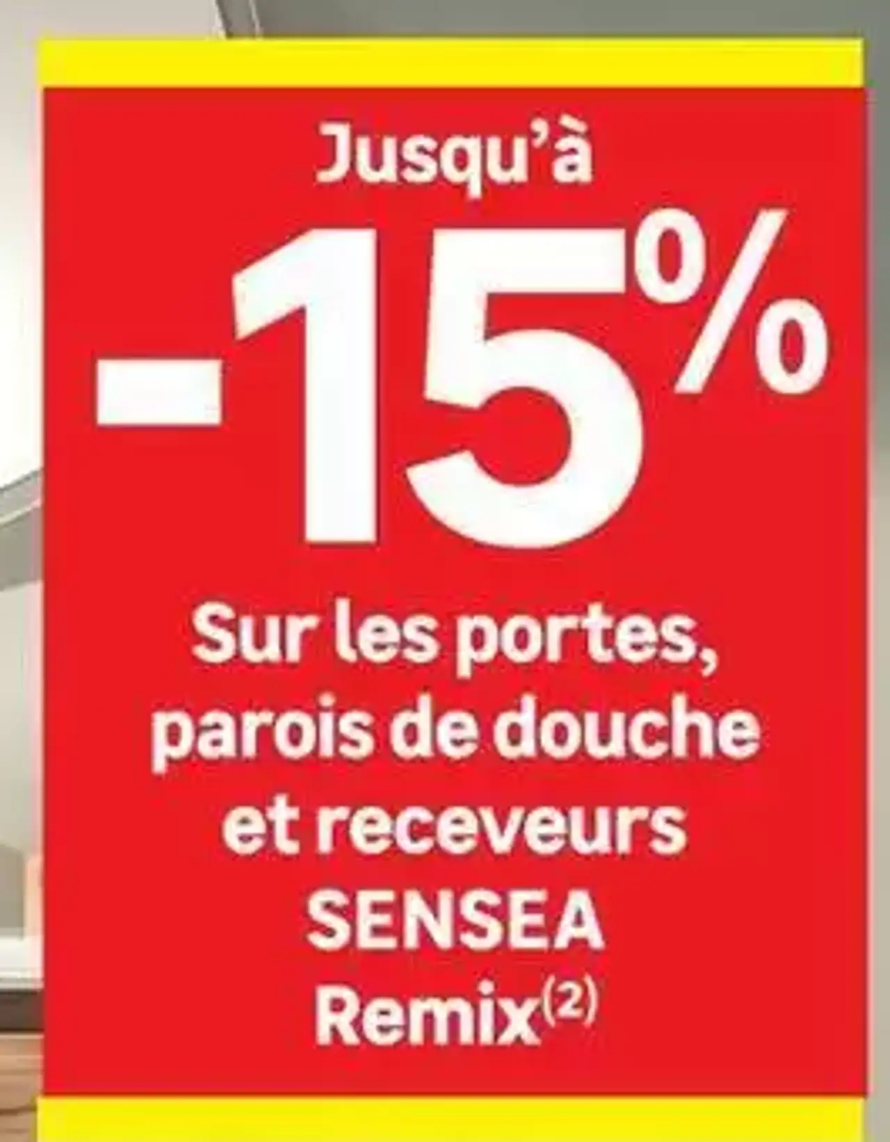 Portes, parois de douche et receveurs SENSEA Remix