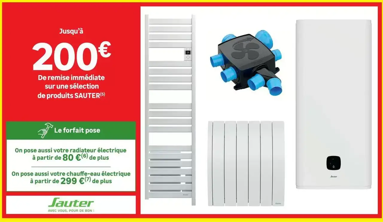 Une sélection tout confort Sauter