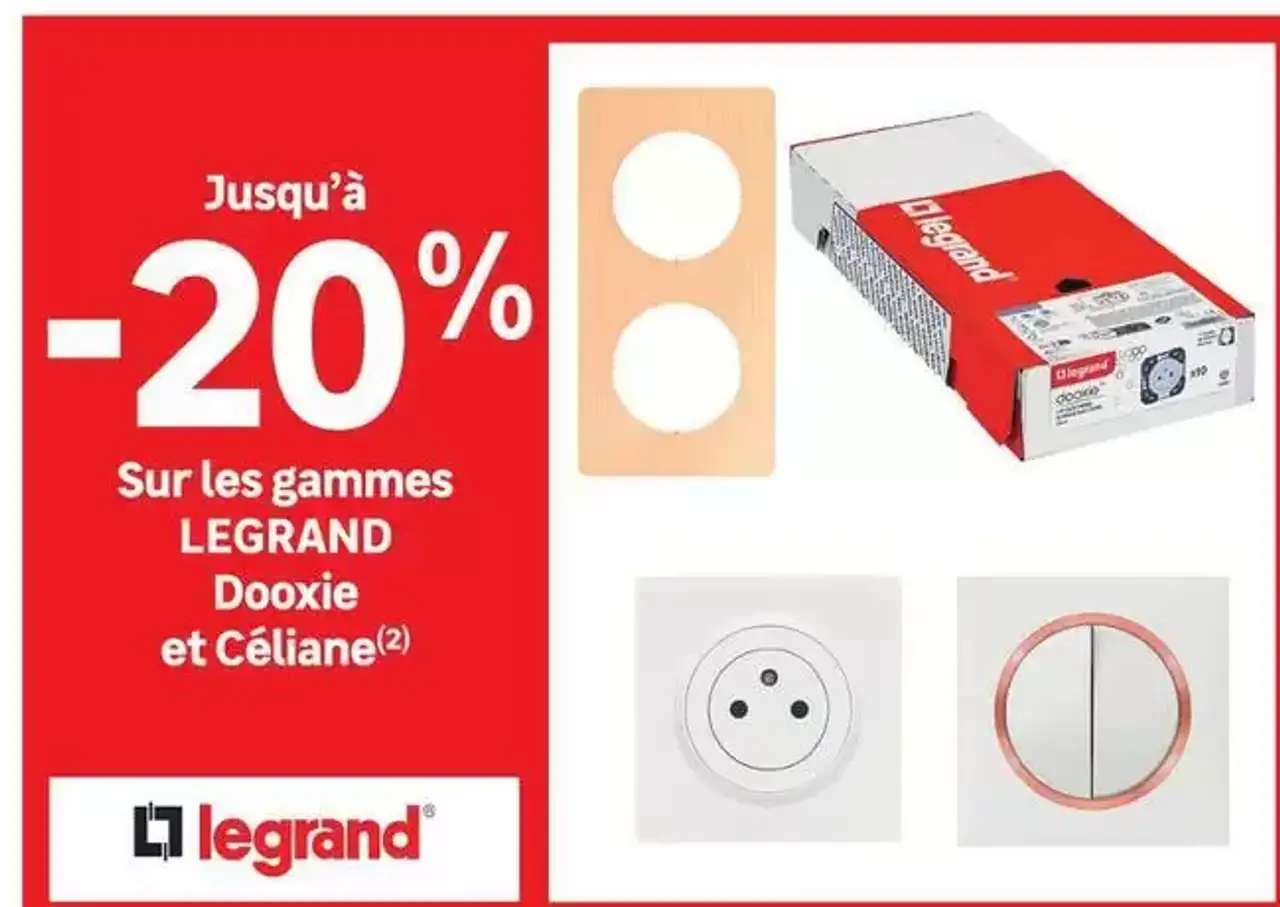 Gammes LEGRAND Dooxie et Céliane