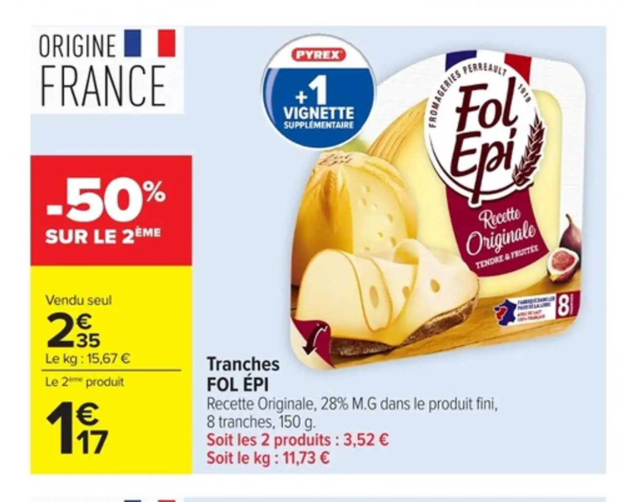 Tranches FOL ÉPI Recette Originale