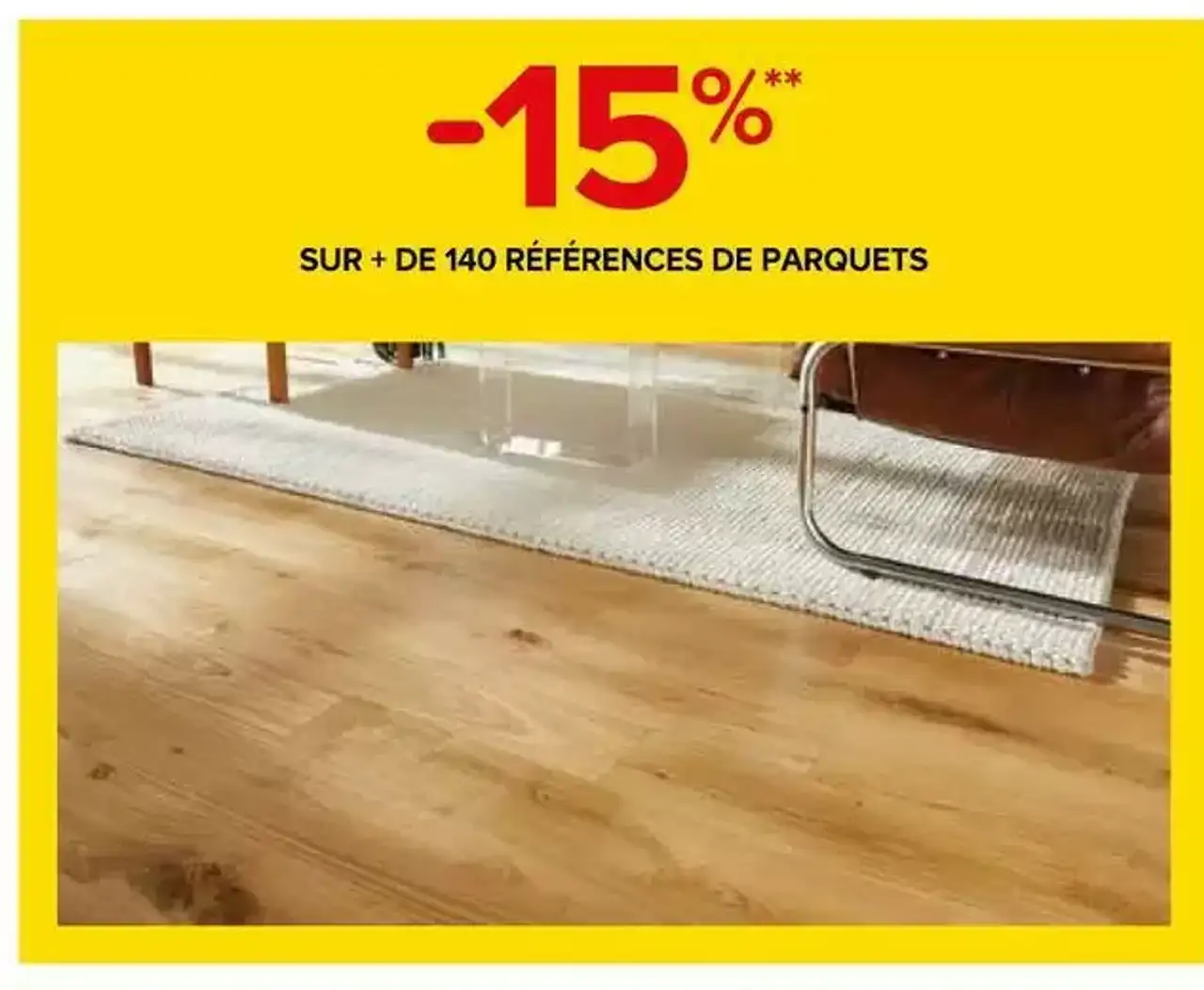 Offre parquets (-15% sur plus de 140 références)