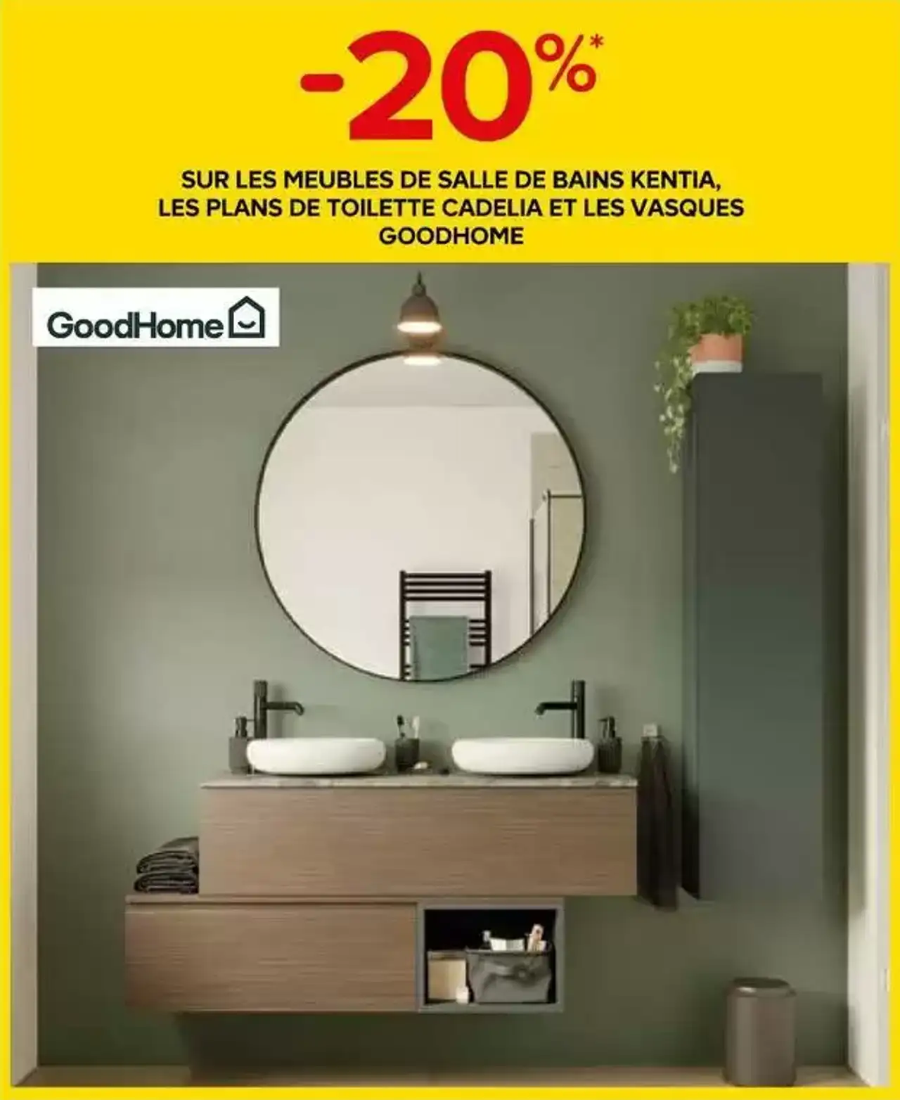 Meubles de salle de bains Kentia GoodHome