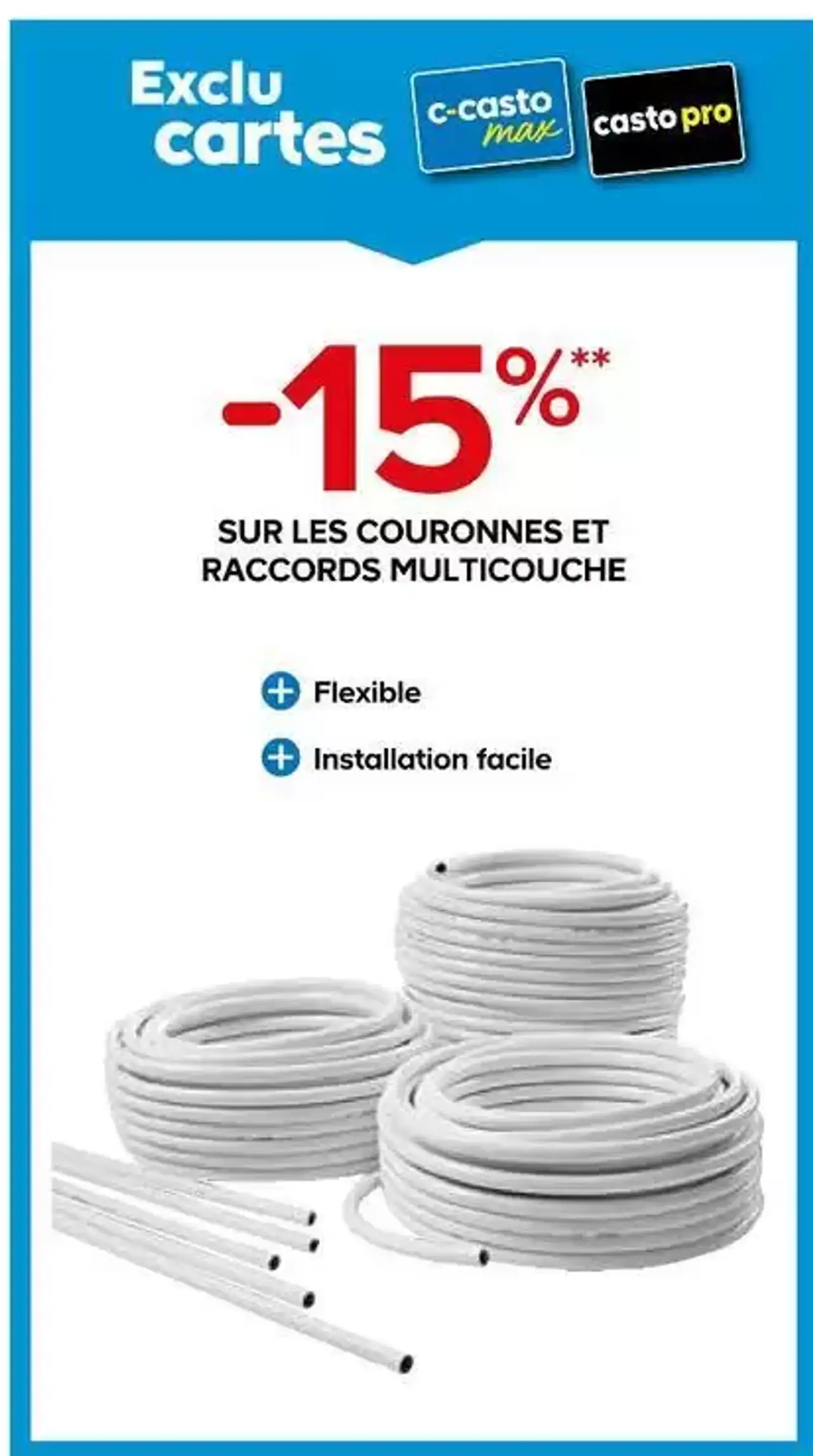 Couronnes et raccords multicouche