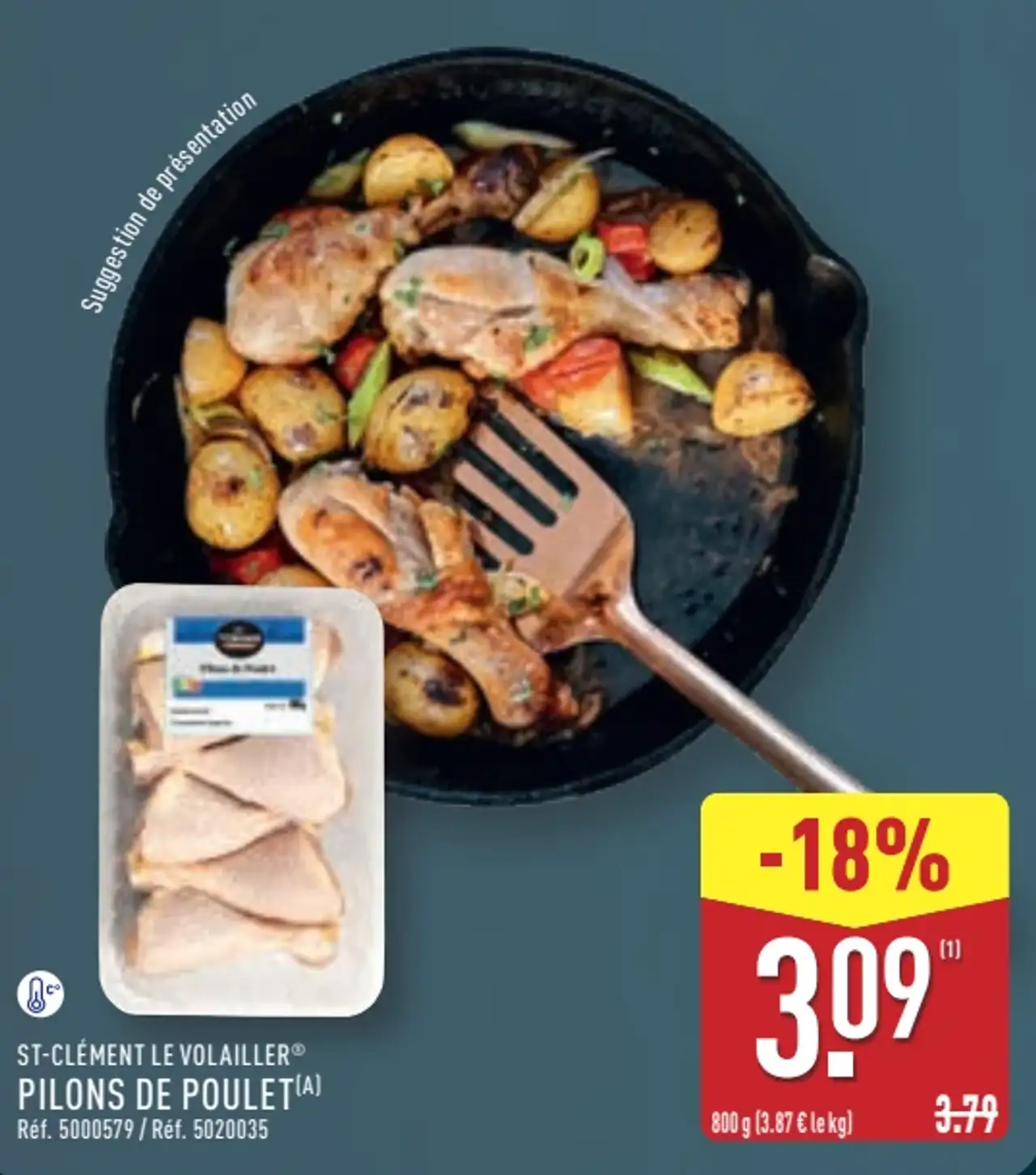 ST-CLÉMENT LE VOLAILLER® PILONS DE POULET