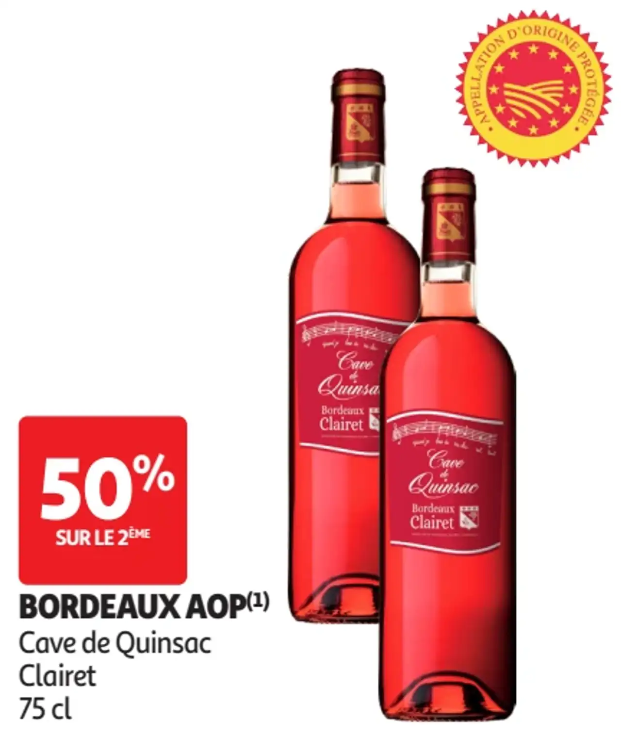 Bordeaux AOP Cave de Quinsac Clairet