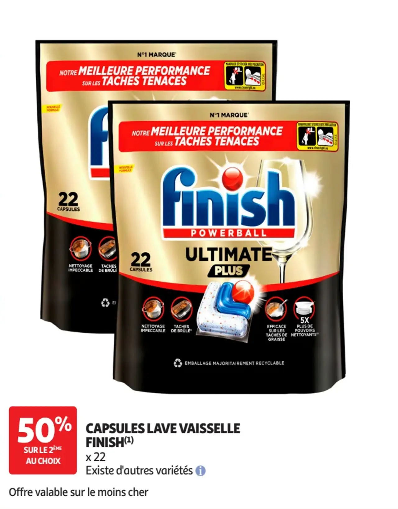 CAPSULES LAVE VAISSELLE FINISH