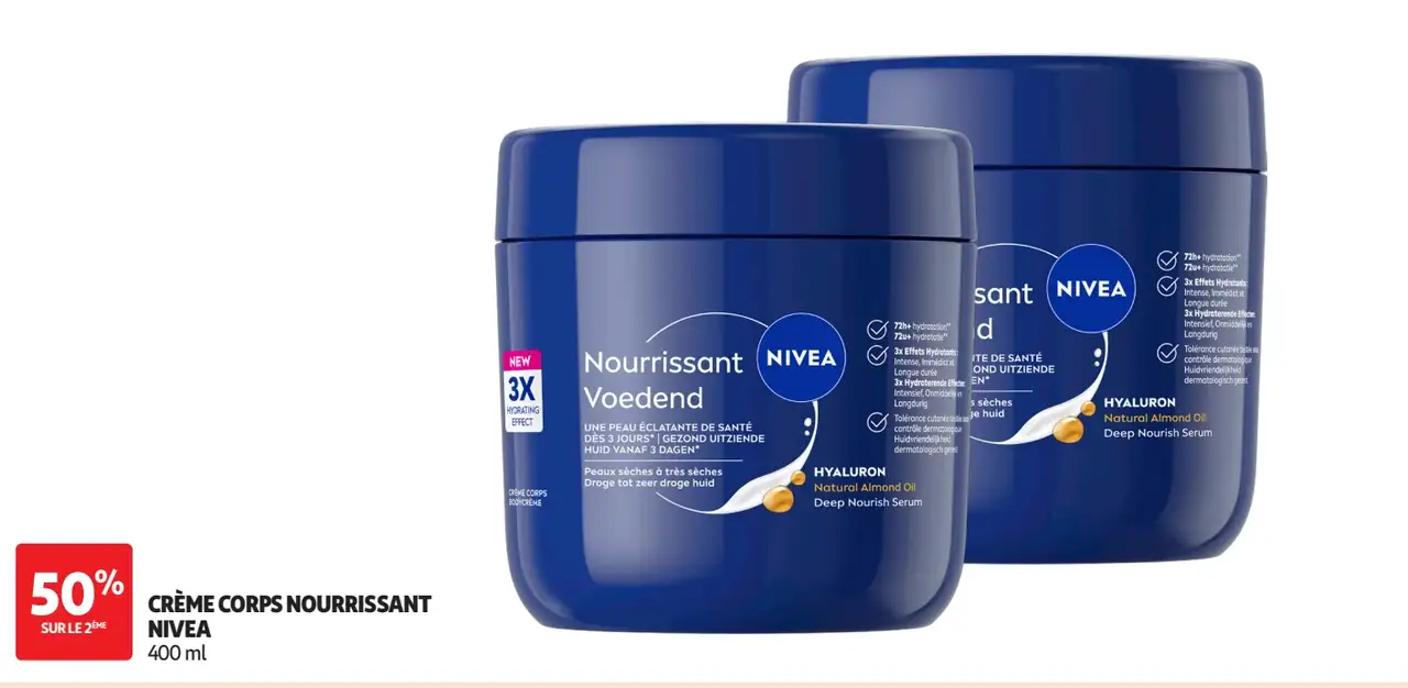 CRÈME CORPS NOURRISSANT NIVEA 400 ml