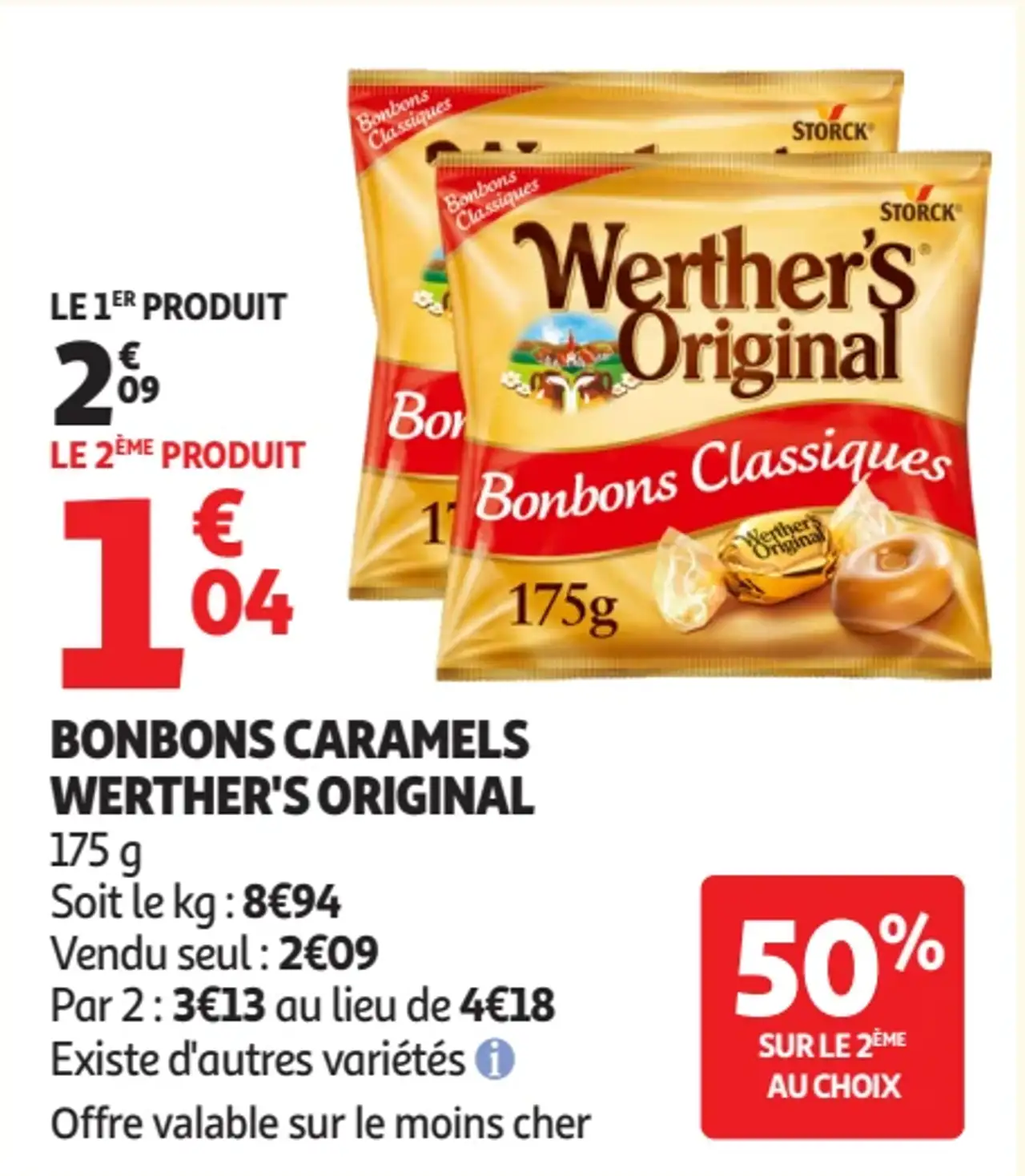 BONBONS CARAMELS WERTHER'S ORIGINAL