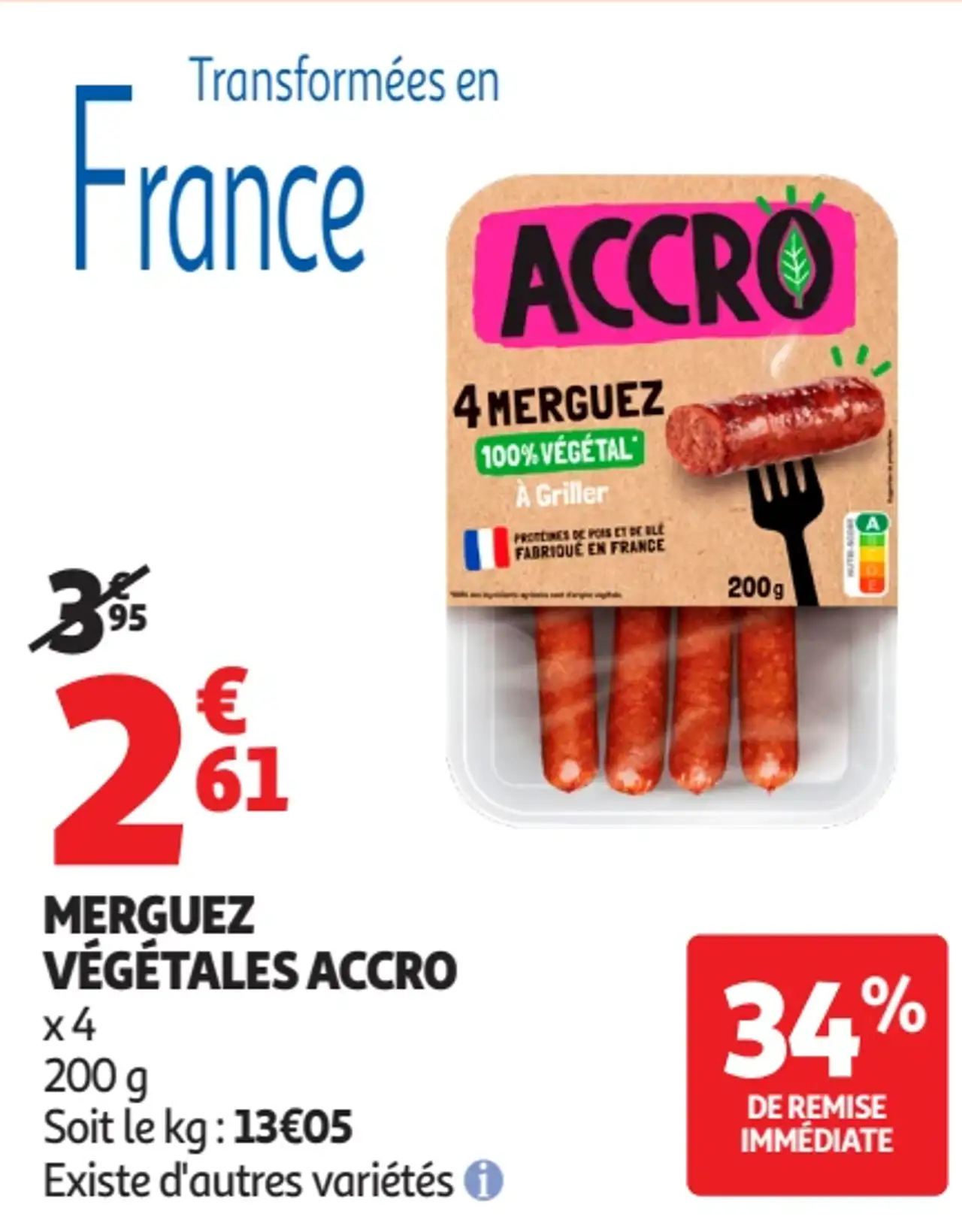 Merguez végétales Accro