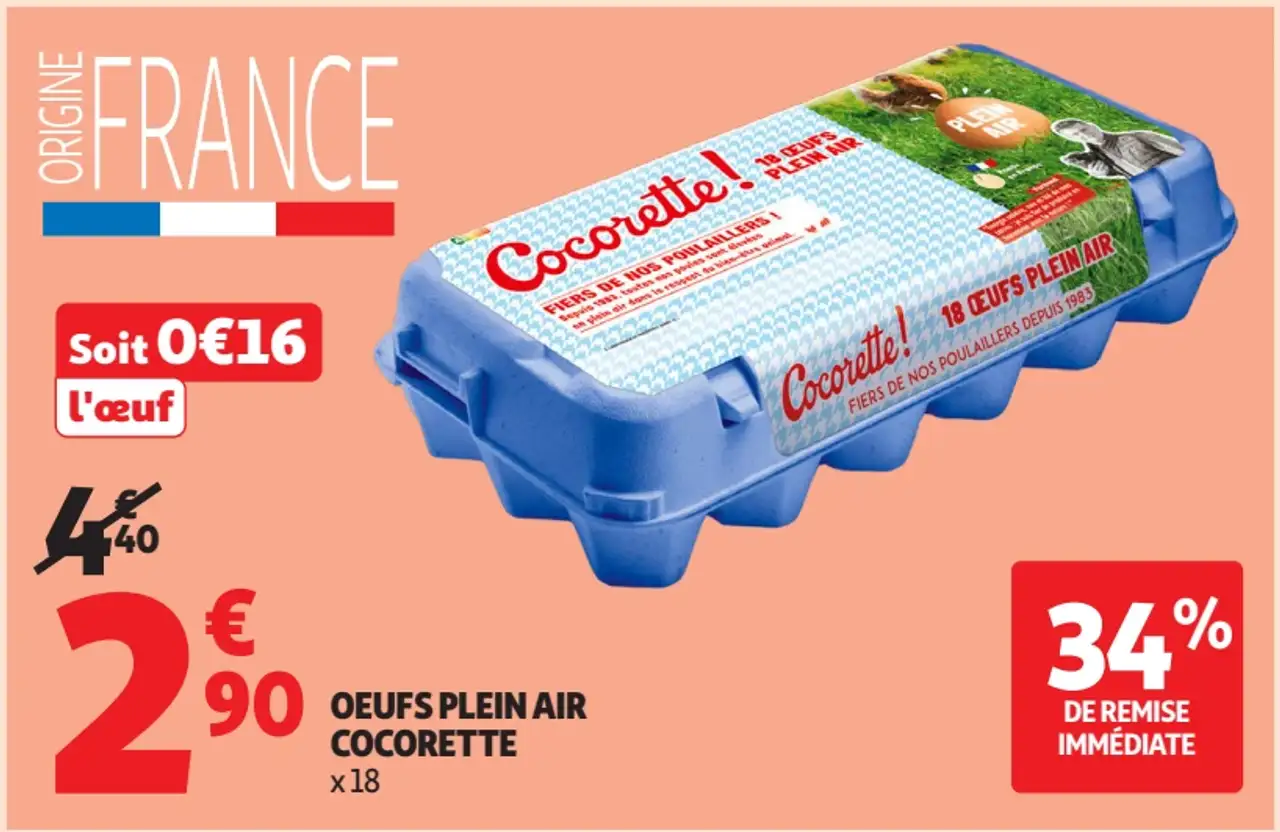 OEUFS PLEIN AIR COCORETTE