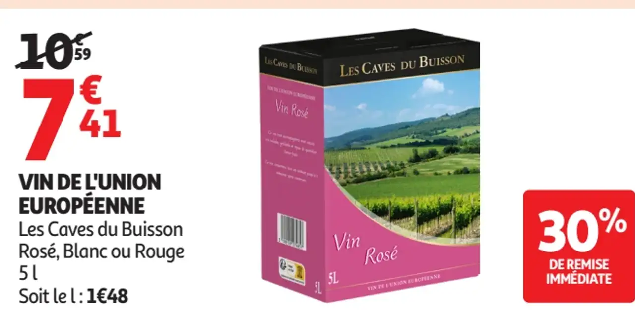 Les Caves du Buisson Vin de l'Union Européenne