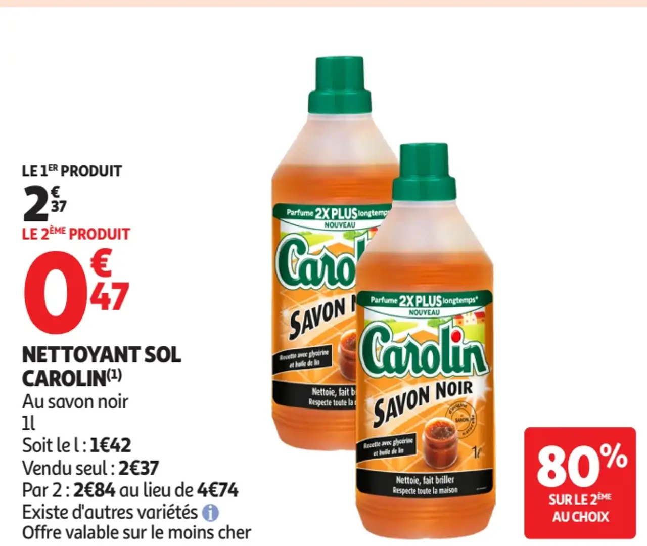 NETTOYANT SOL CAROLIN