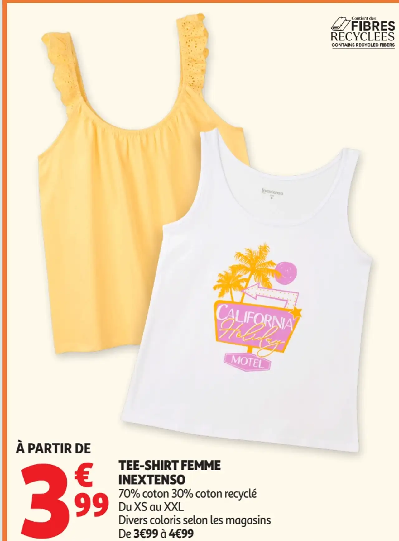 TEE-SHIRT FEMME INEXTENSO