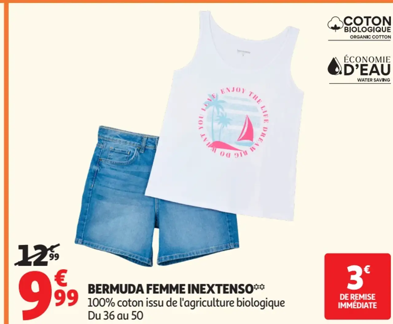 BERMUDA FEMME INEXTENSO