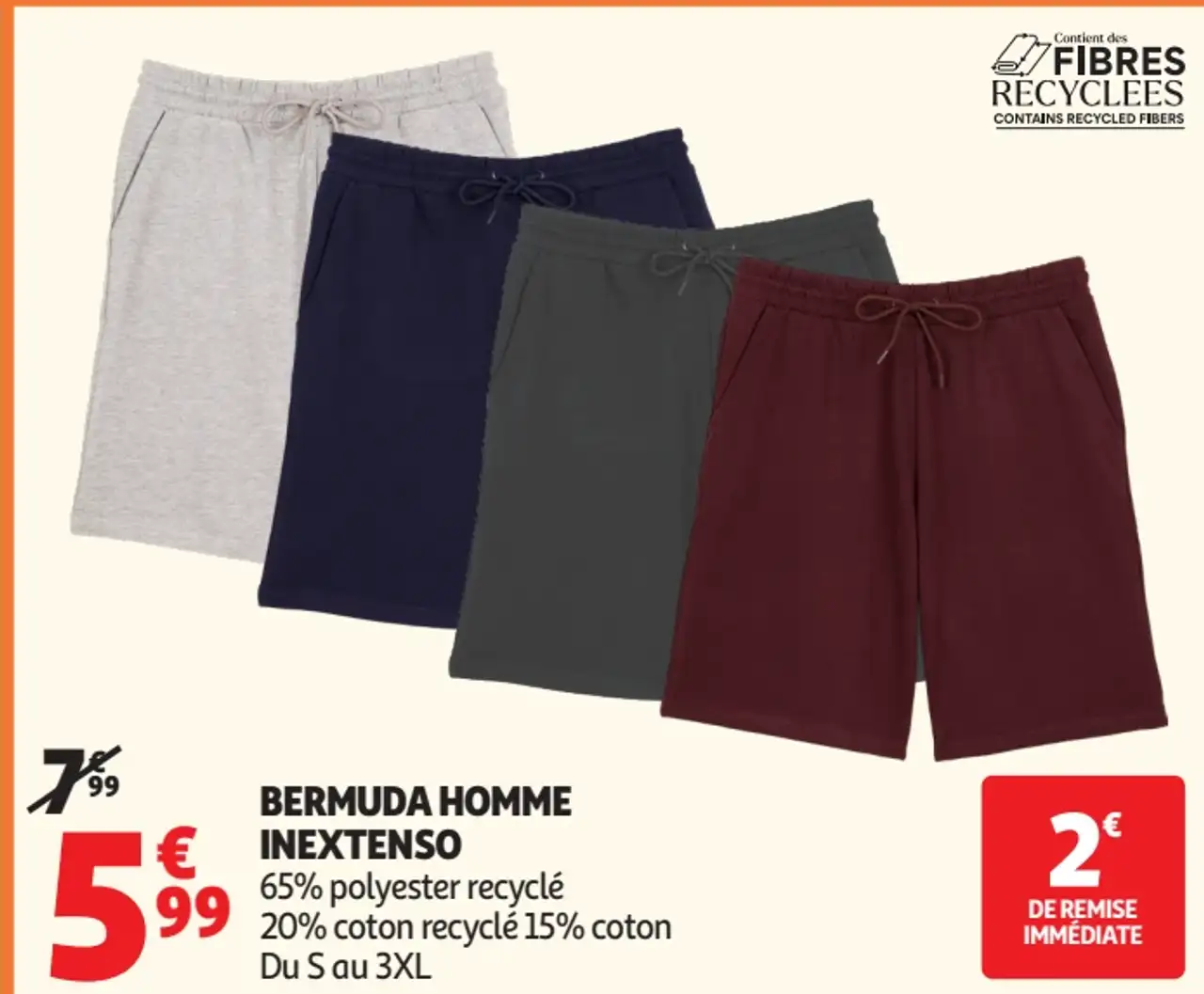 BERMUDA HOMME INEXTENSO