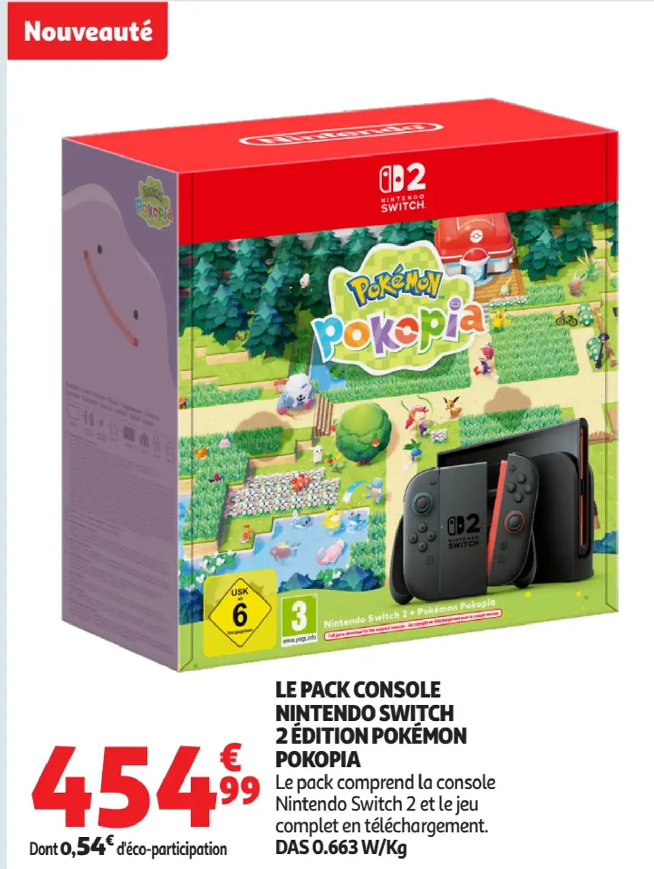 Le pack console Nintendo Switch 2 Édition Pokémon Pokopia