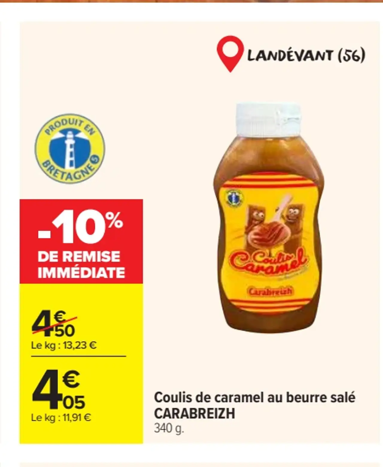 Coulis de caramel au beurre