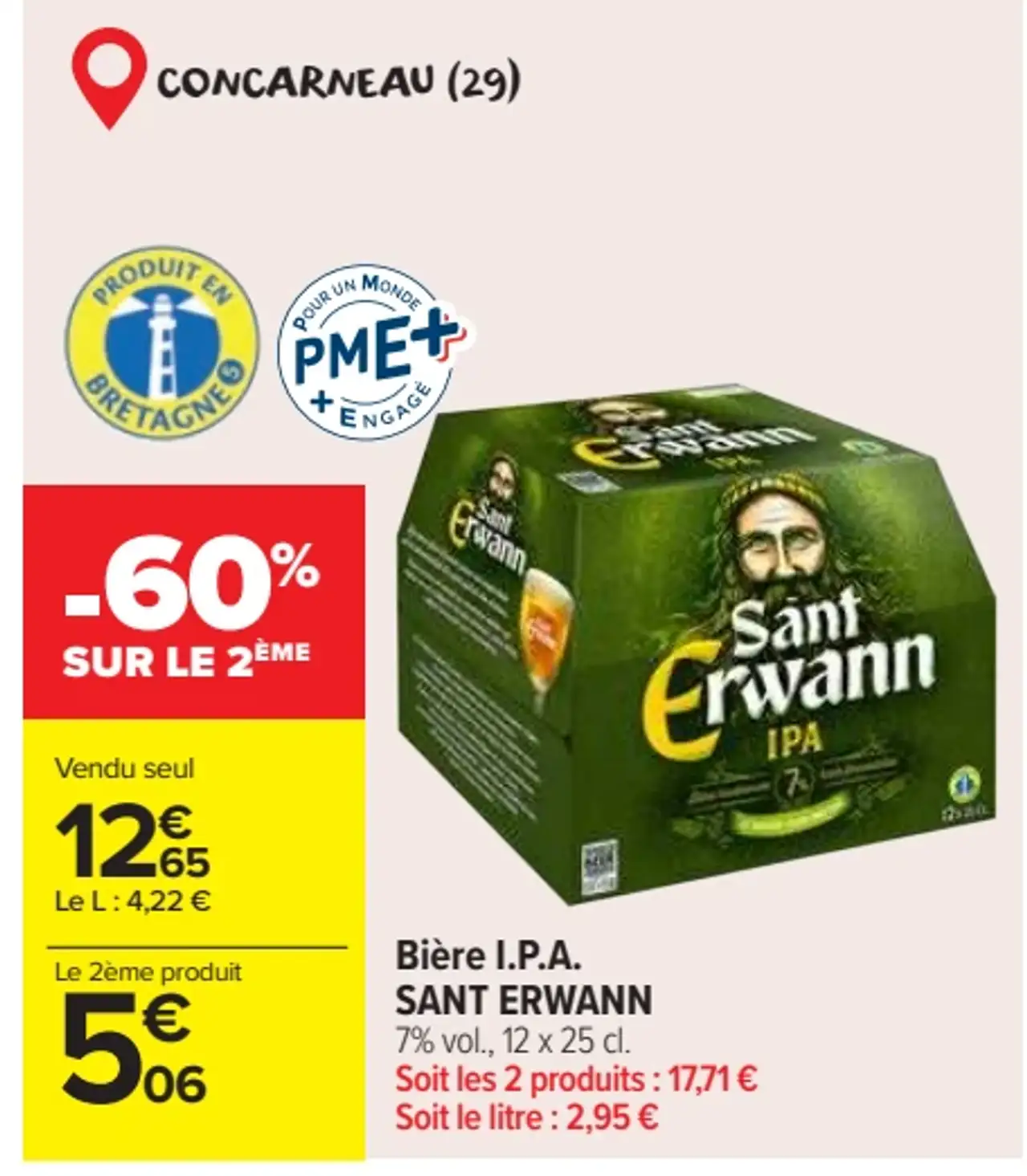 Bière I.P.A. SANT ERWANN