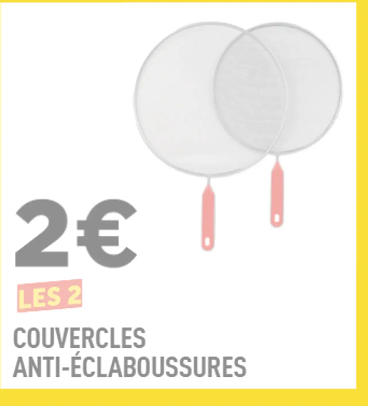 COUVERCLES ANTI-ÉCLABOUSSURES