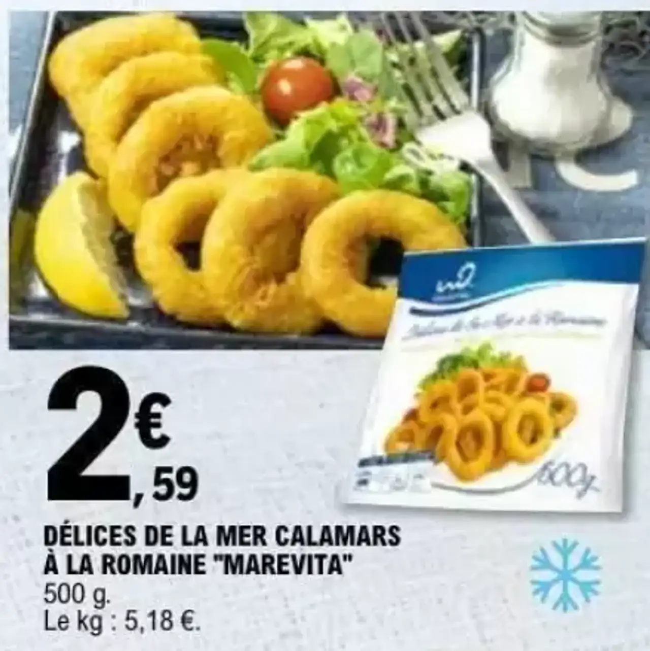 DÉLICES DE LA MER CALAMARS À LA ROMAINE "MAREVITA"