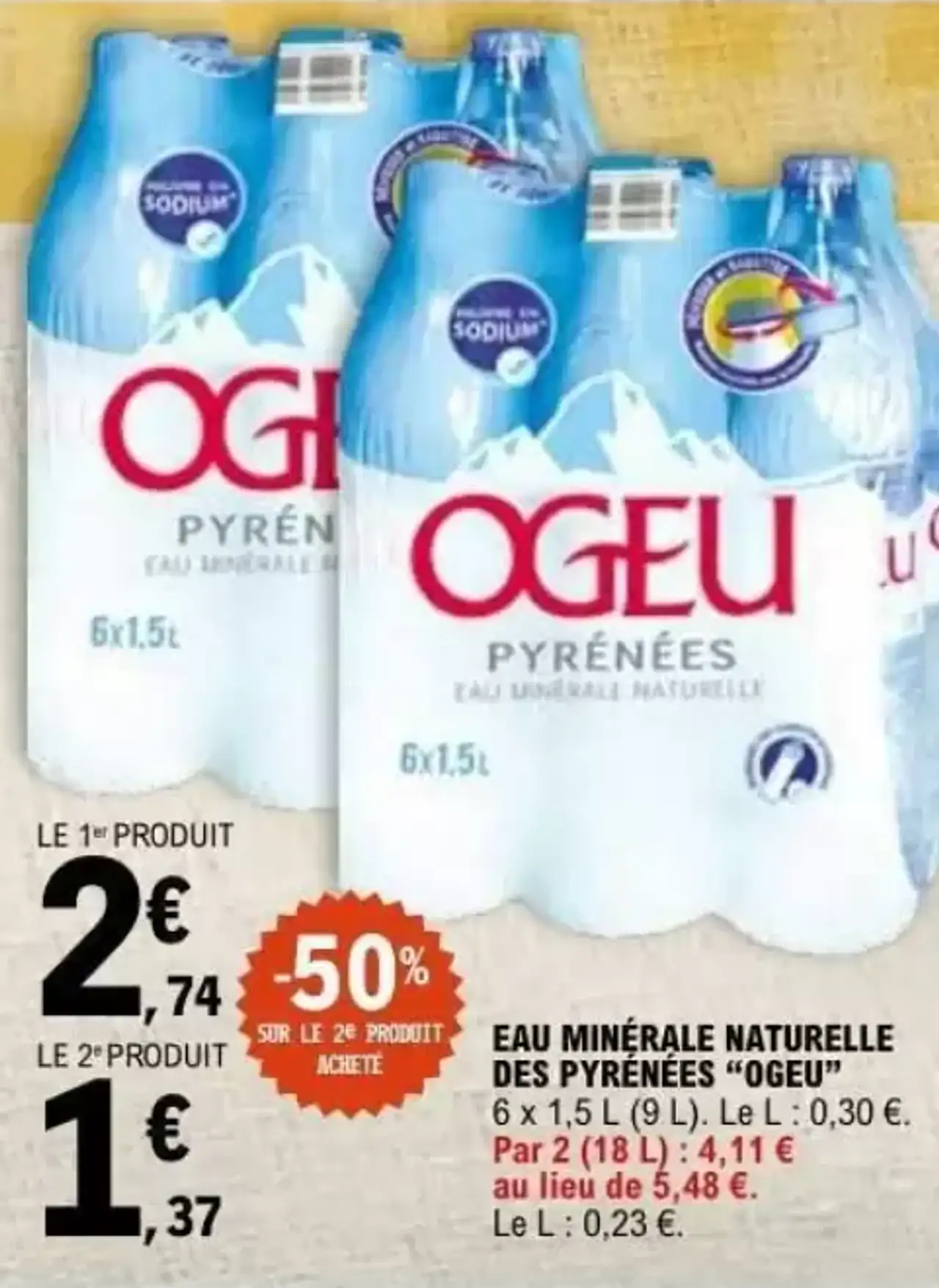 Ogeu Eau Minérale Naturelle des Pyrénées