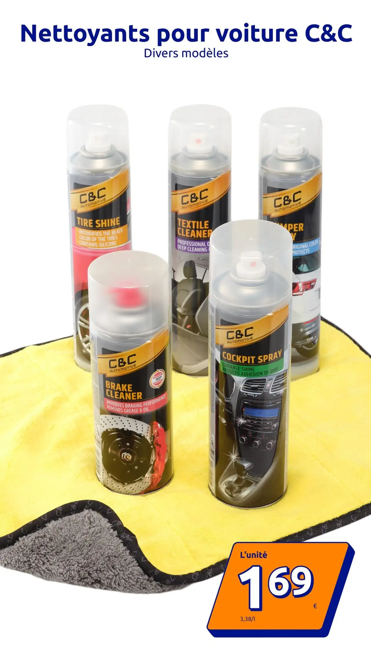 Nettoyants pour voiture C&C