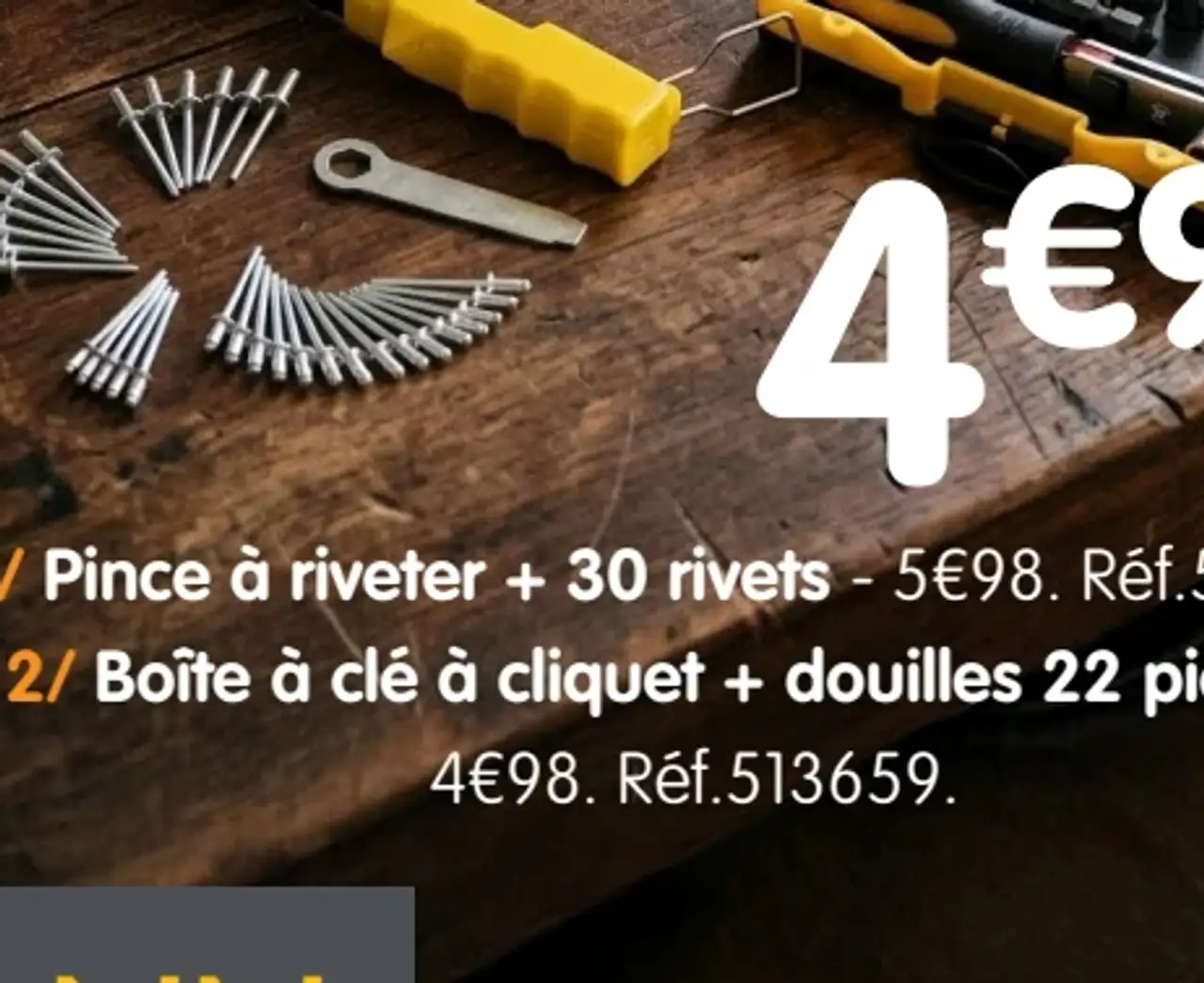 Boîte à clé à cliquet + douilles 22 pièces KINGMANN