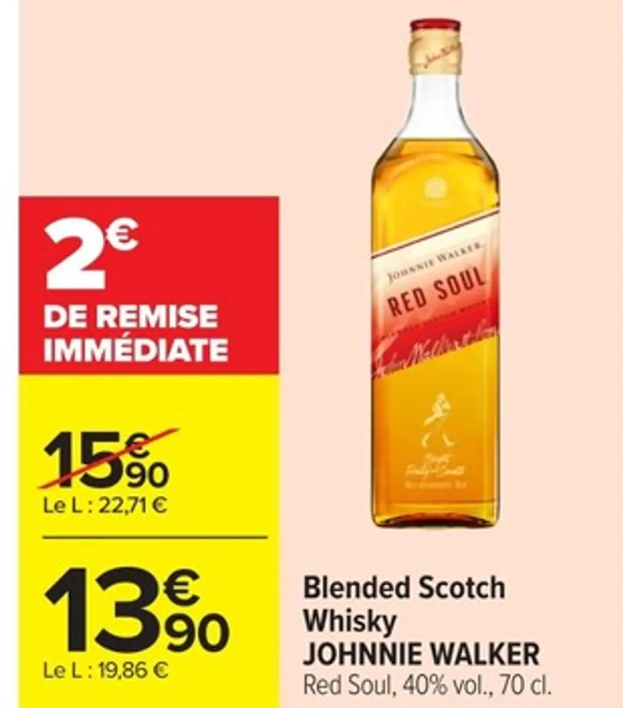Blended Scotch Whisky JOHNNIE WALKER Red Soul