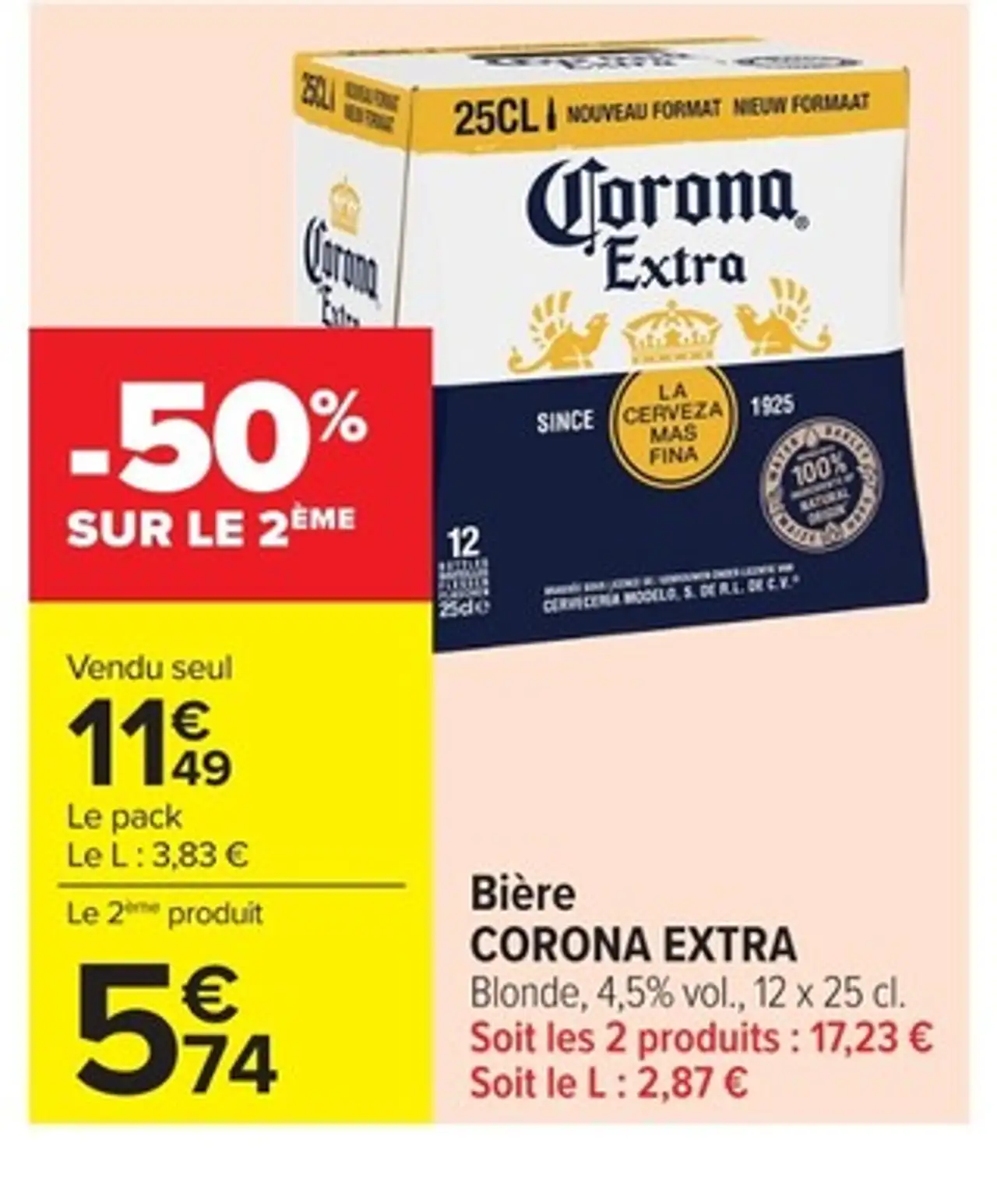 Bière Corona Extra