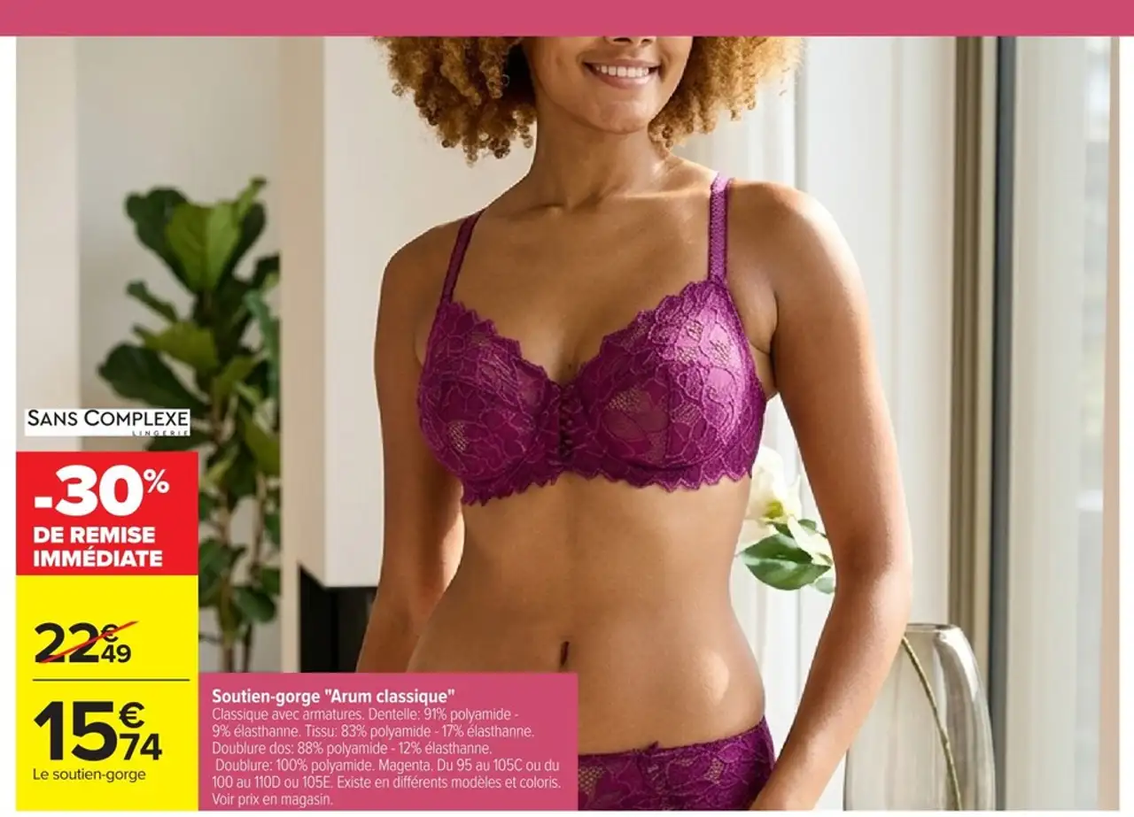 Soutien-gorge "Arum classique" Sans Complexe