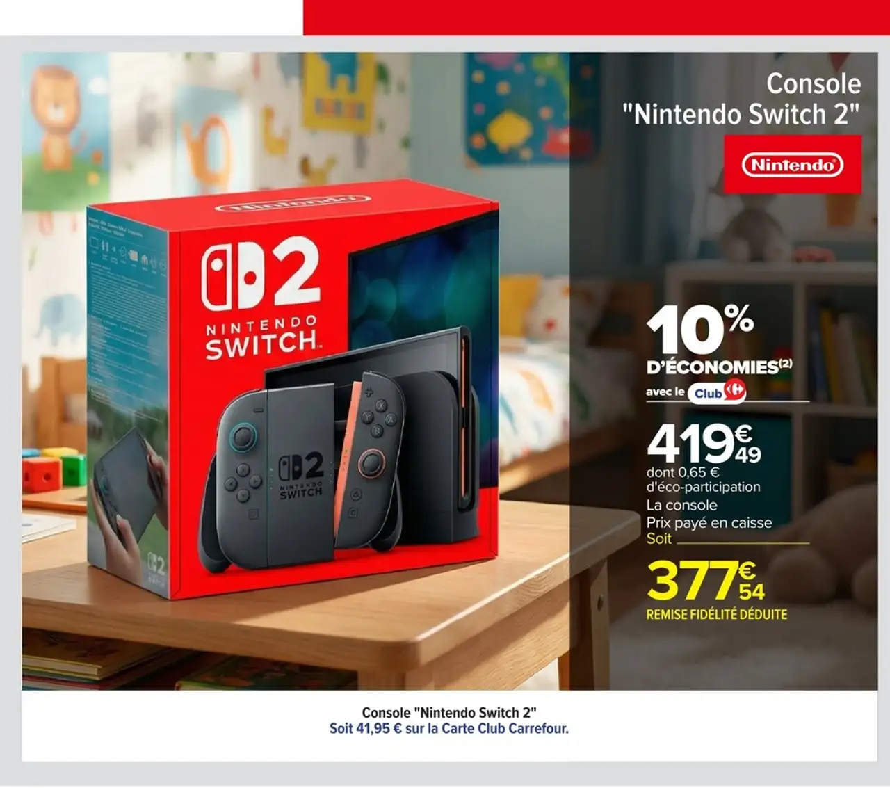 Console "Nintendo Switch 2"