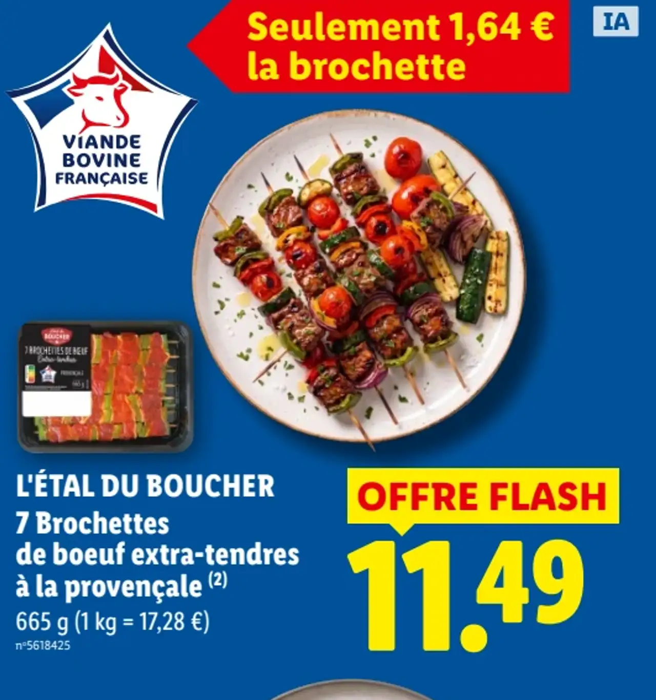 L'ÉTAL DU BOUCHER 7 Brochettes de boeuf extra-tendres à la provençale