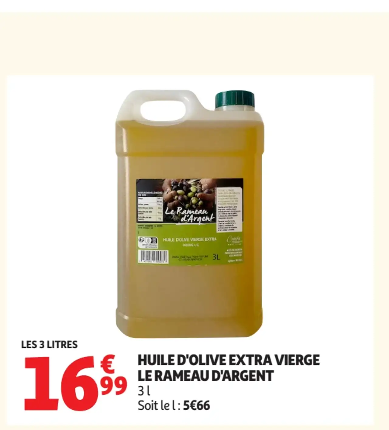 Huile d'olive extra vierge Le Rameau d'Argent