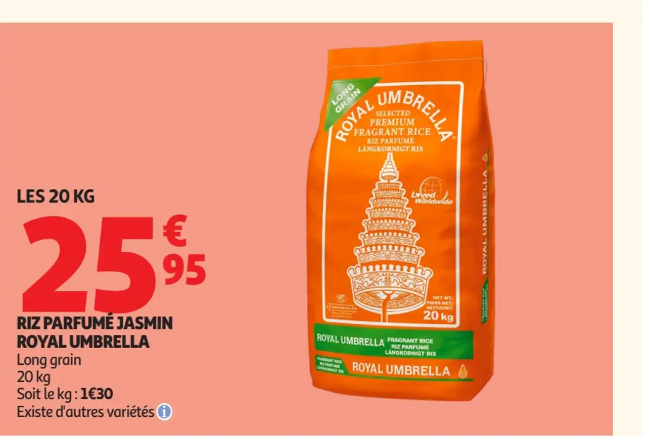 Riz parfumé jasmin Royal Umbrella