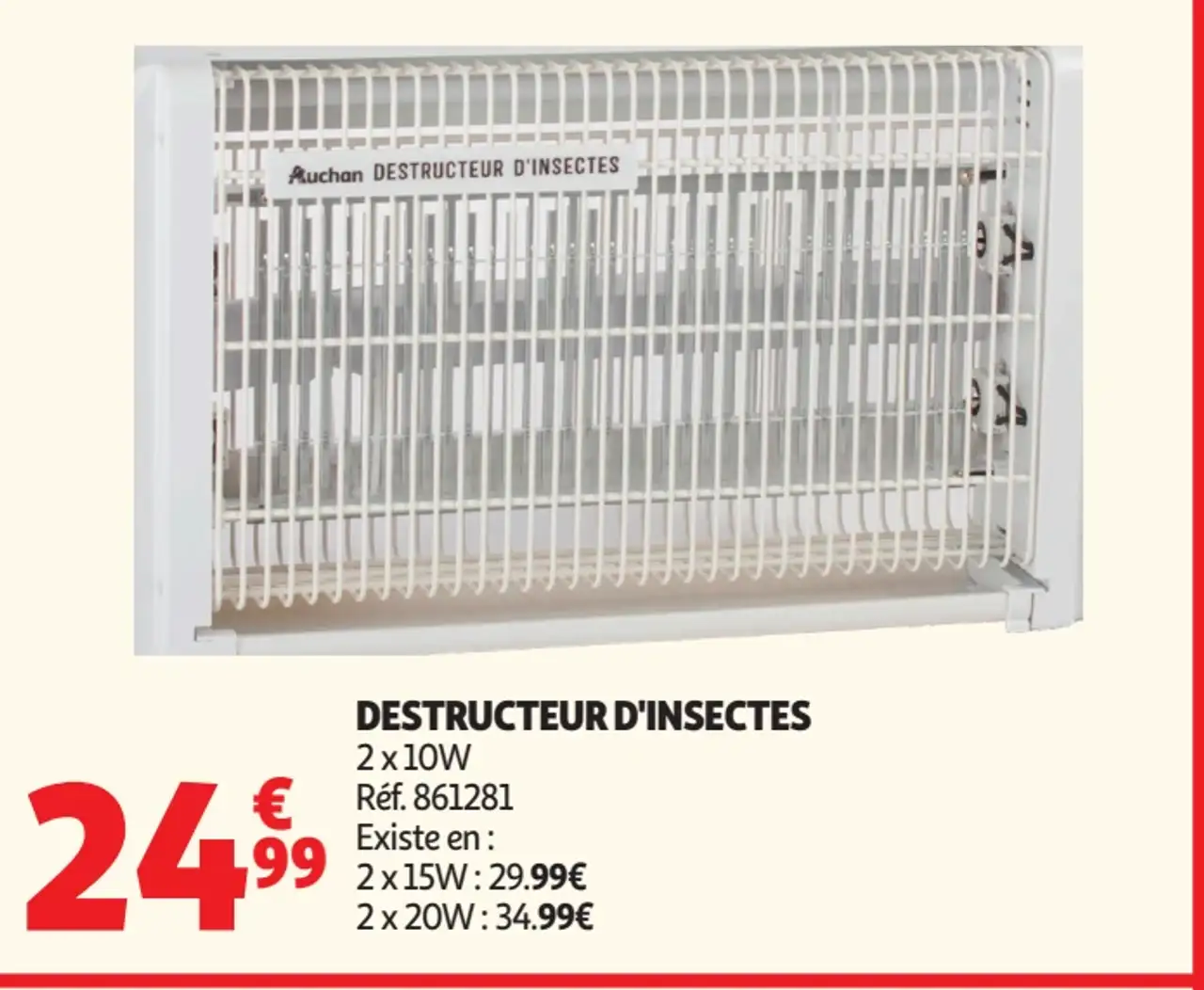 Destructeur d'insectes Auchan