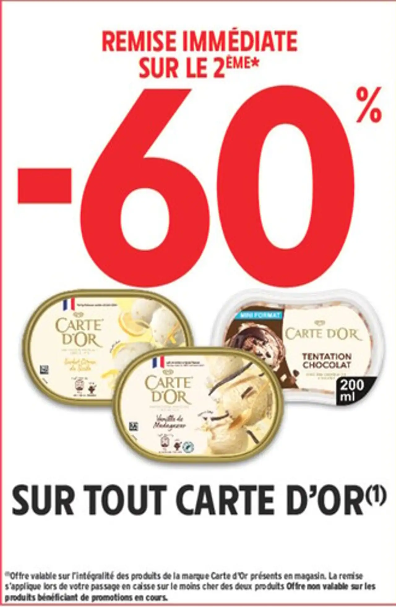Glaces Carte d'Or